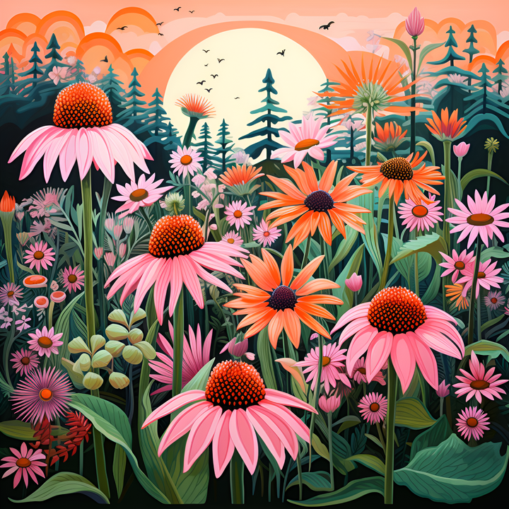 The Healing Power of Enchanted Echinacea: Fairy Folklore and Health Benefits